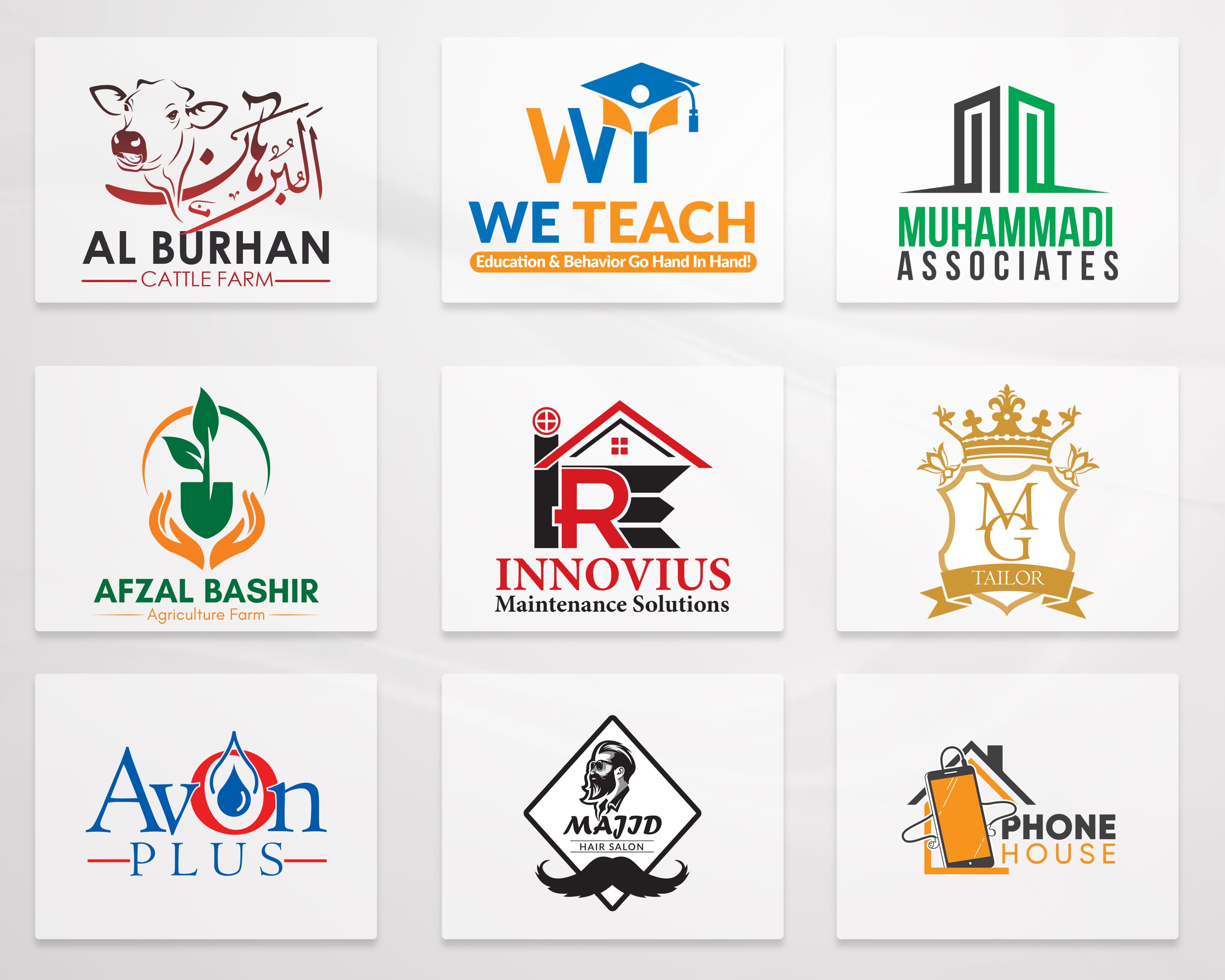 Modern logo design Riyadh creative branding example 2026
