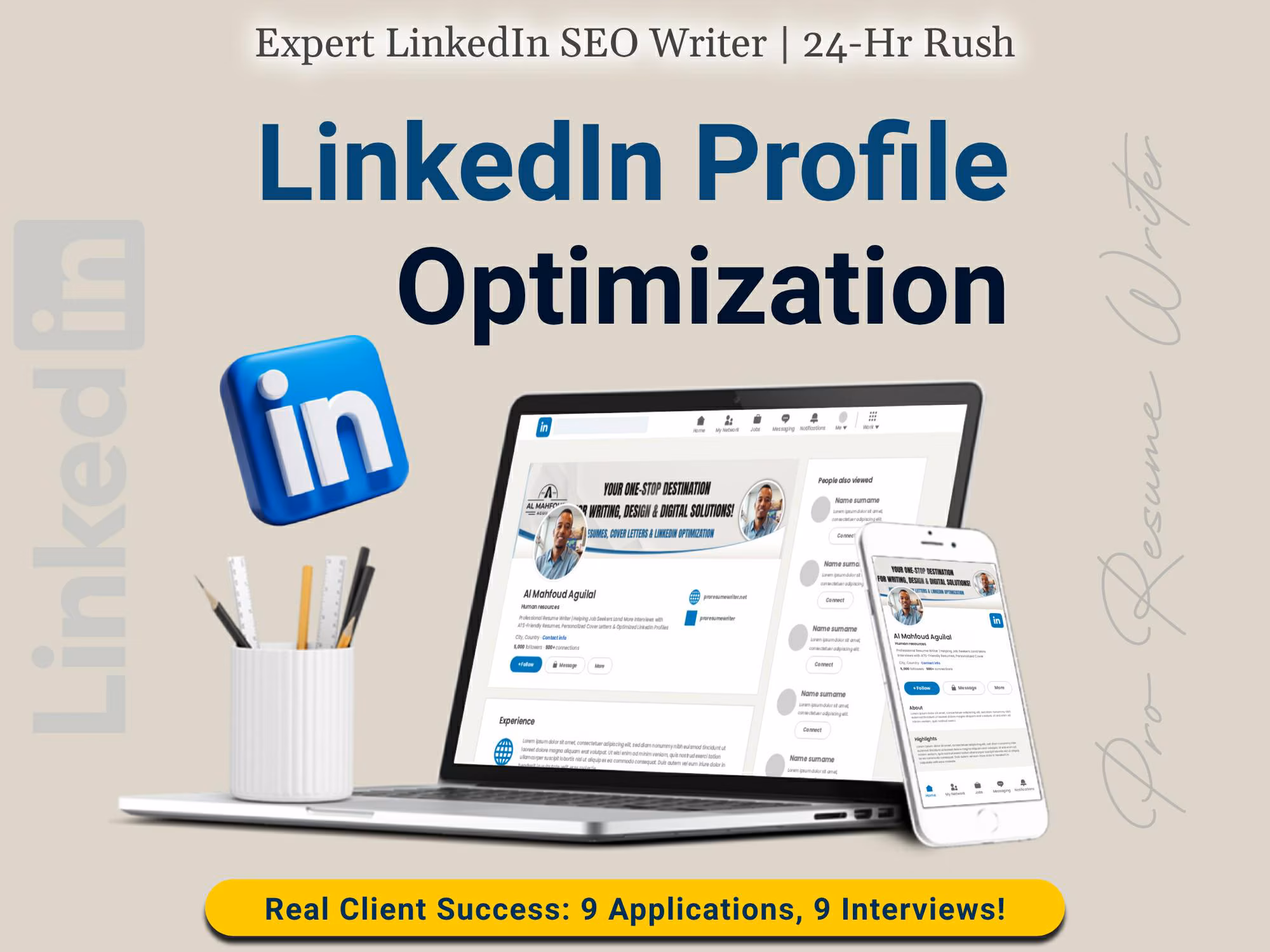 Profile Optimization & Enhancement LinkedIn Profile Building & Writing Services in Riyadh 2026